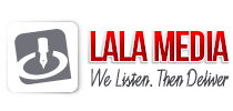Logo for Lala Media. Logo for Lala Media.